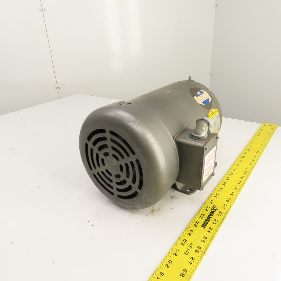 Baldor M3618T 1-1/2HP AC Electric Motor 230/460V 850RPM 184T Frame 1-1/8" Tested