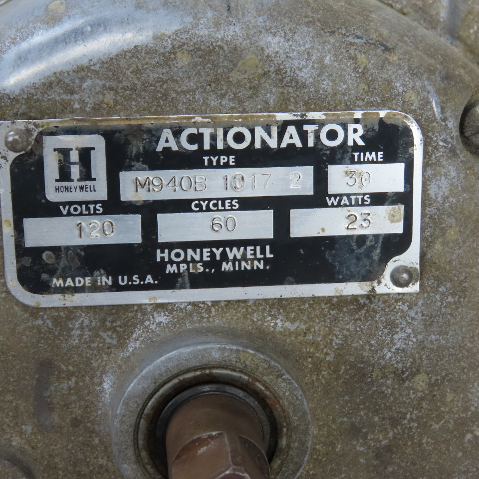 Honeywell M940B 1017 2 Actionator 30 Second Proportional Actuator 120V .23W