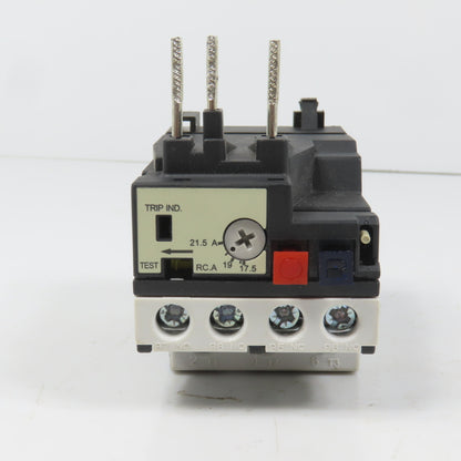 Teco RHU-10/21.5K1 Thermal Overload Relay 17.5-21.5A Range 600VAC Max