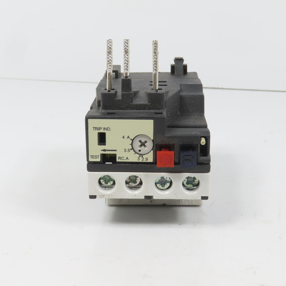 Teco RHU-10/4K1 Thermal Overload Relay 2.9-4A Range 600VAC Max