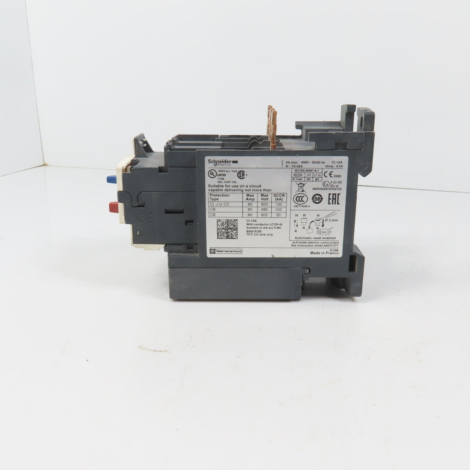 Schneider LR3D 332 Thermal Overload Relay 23-32A Range 600VAC Max