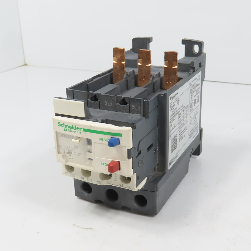 Schneider LR3D 332 Thermal Overload Relay 23-32A Range 600VAC Max