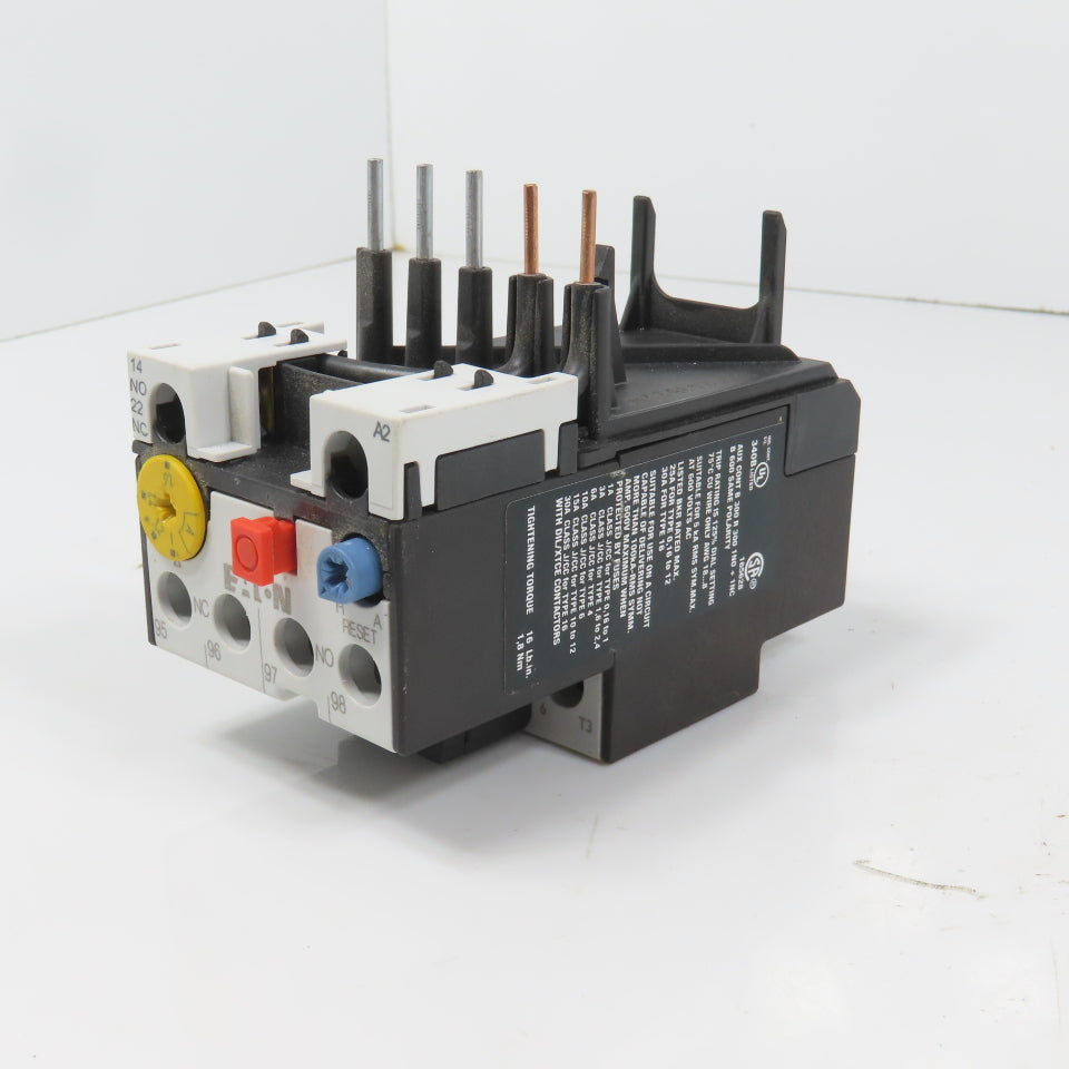 Eaton ZB12-1.6 XT0B1P6BC1 Thermal Overload Relay 1-1.6A Range