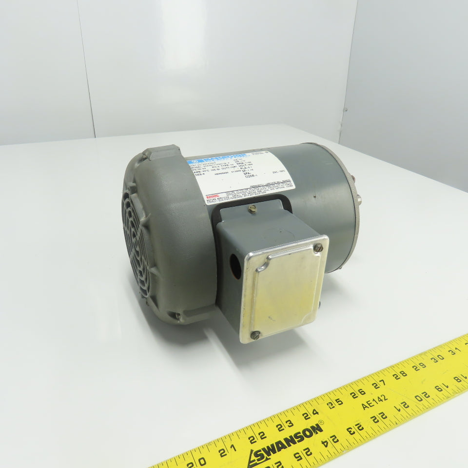 Marathon AVA56T11F5517B 1/2HP AC Electric Motor 3Ph 200V 1140RPM 3.1A