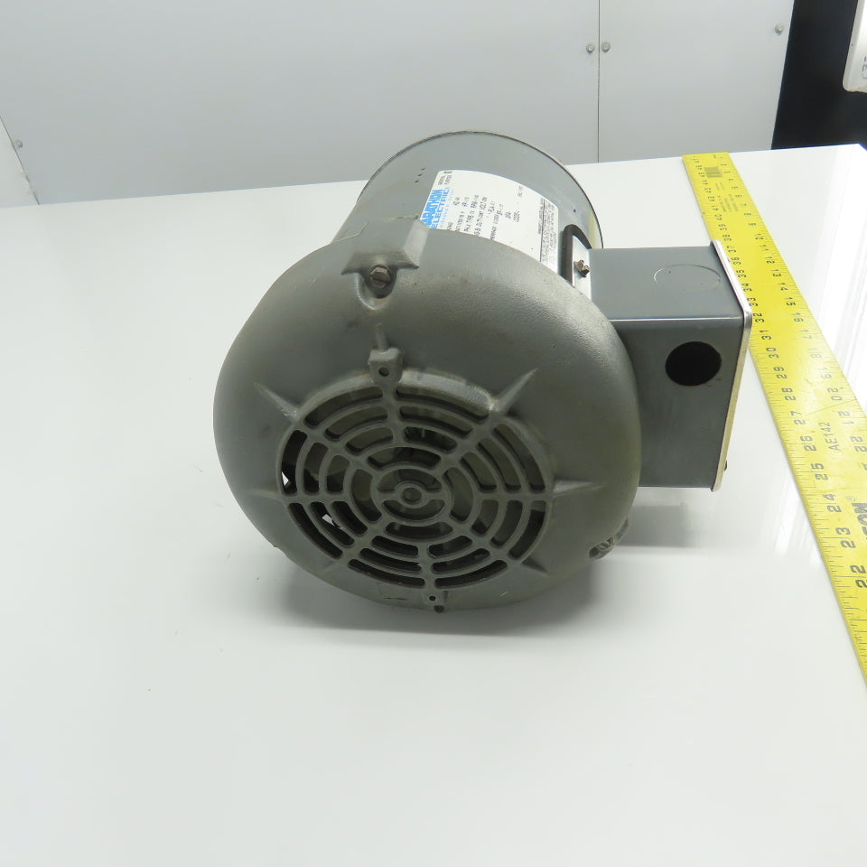 Marathon AVA56T11F5517B 1/2HP AC Electric Motor 3Ph 200V 1140RPM 3.1A