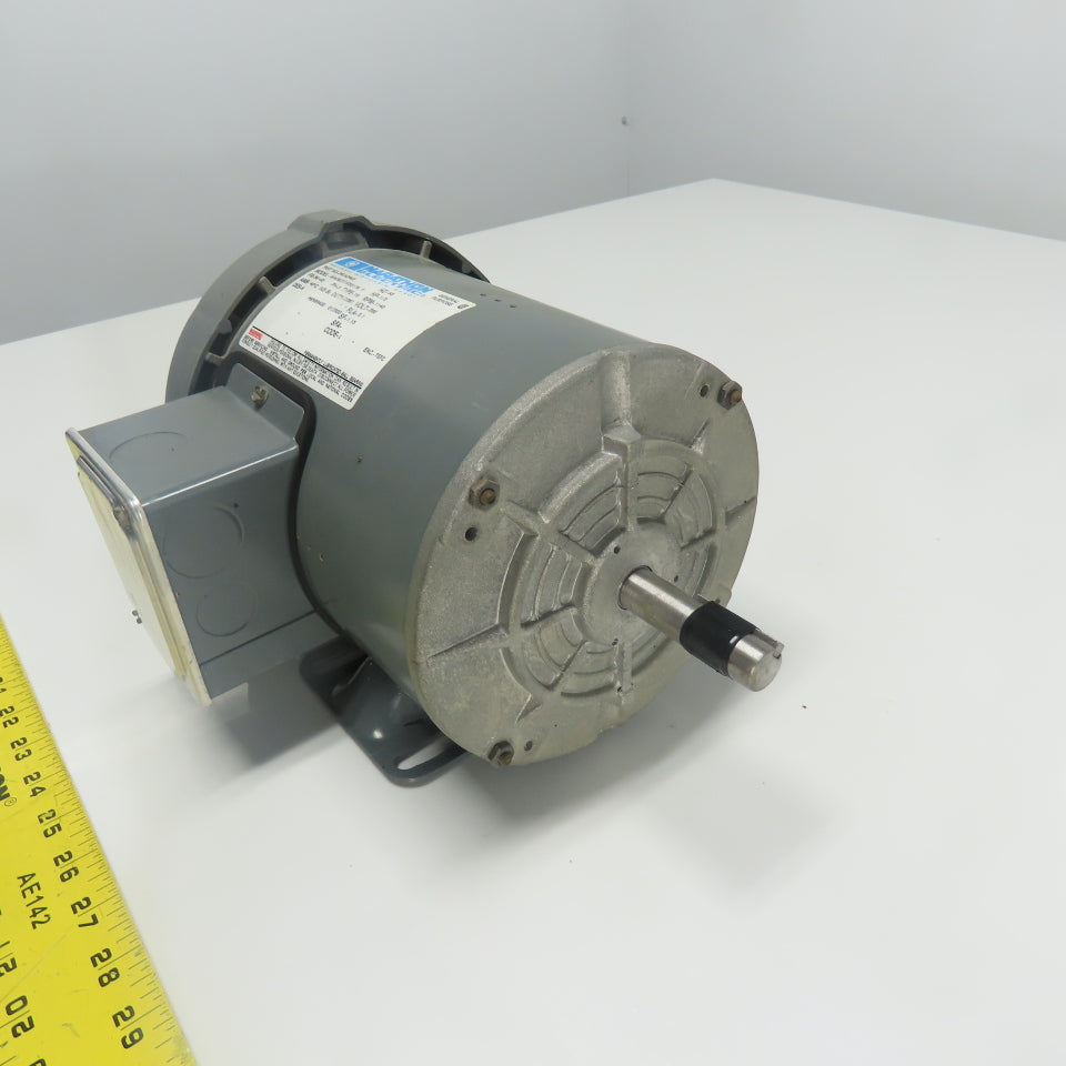 Marathon AVA56T11F5517B 1/2HP AC Electric Motor 3Ph 200V 1140RPM 3.1A