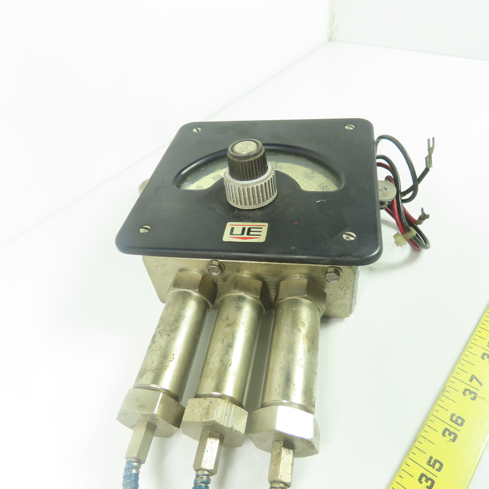 UE United Electric E36NB Model 7012 Degrees Centigrade Meter Guage 115/230VAC