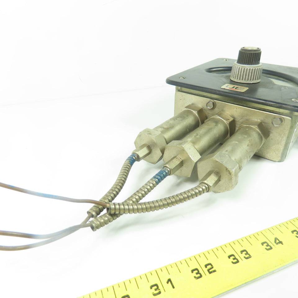 UE United Electric E36NB Model 7012 Degrees Centigrade Meter Guage 115/230VAC