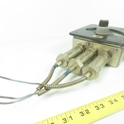 UE United Electric E36NB Model 7012 Degrees Centigrade Meter Guage 115/230VAC