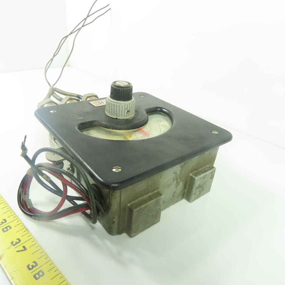 UE United Electric E36NB Model 7012 Degrees Centigrade Meter Guage 115/230VAC