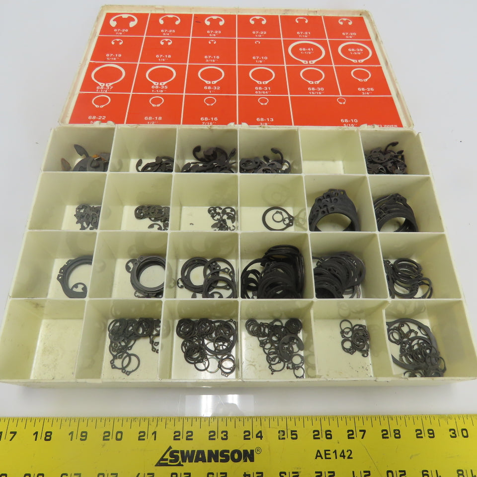 Handi Chek HC-173 Retaining Rings Assorted Sizes 1/8" - 1-3/8"