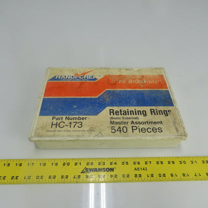 Handi Chek HC-173 Retaining Rings Assorted Sizes 1/8" - 1-3/8"