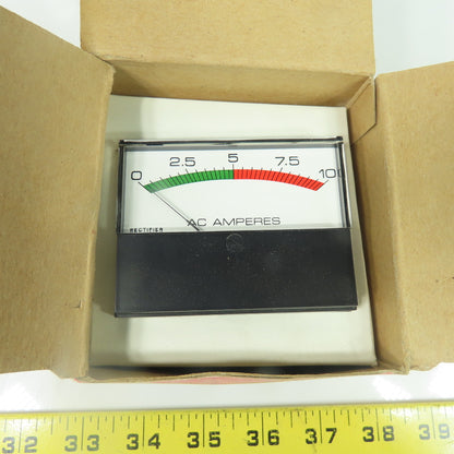 Modutec 1040S163 25 AAA010 AC Amperes 0-10 Panel Meter NEW