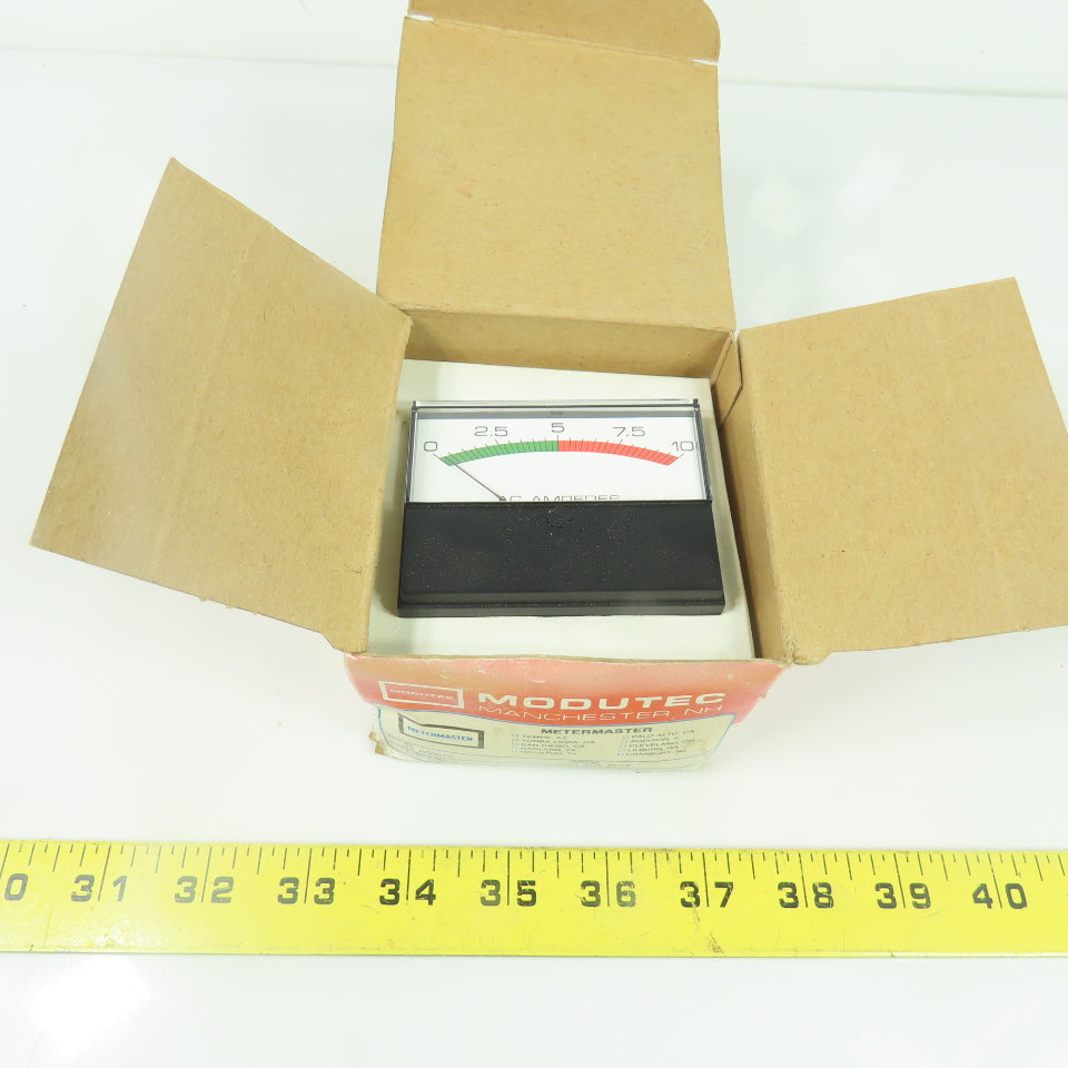 Modutec 1040S163 25 AAA010 AC Amperes 0-10 Panel Meter NEW