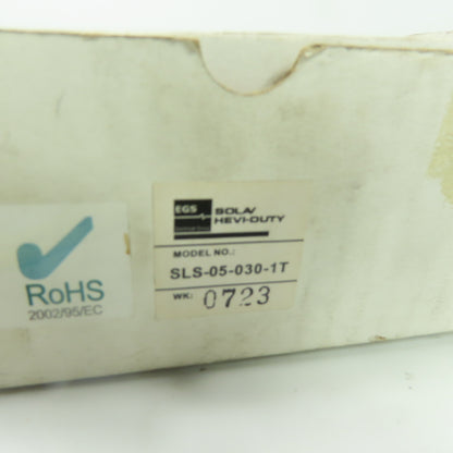 EGS Sola Hevi-DFuty SLS-05-0030-1T Regulated Power Supply 100/120-220/230/240VAC