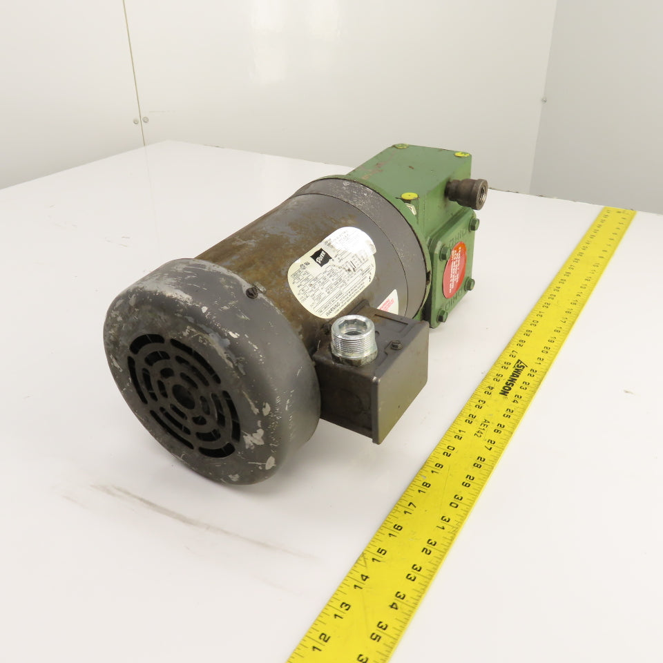 Ohio Ratio Unknown Left Hand 1/2HP Gear Motor 230/460V 3PH 1" Shaft LR22132