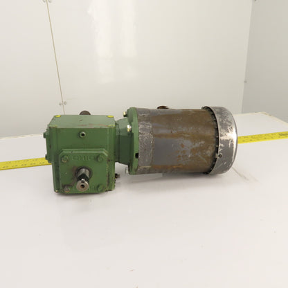 Ohio Ratio Unknown Left Hand 1/2HP Gear Motor 230/460V 3PH 1" Shaft LR22132