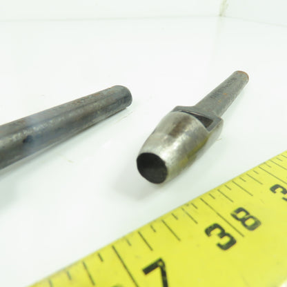 Kraeuter Arch Steel Hole Punch Set 3/8" - 1" Lot Of 5