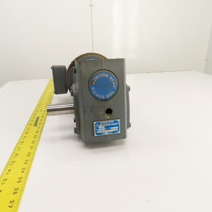Boston 50:1 Ratio Right Angle 1/2HP Gear Motor 460V 3PH 34RPM Output 1034 Torq