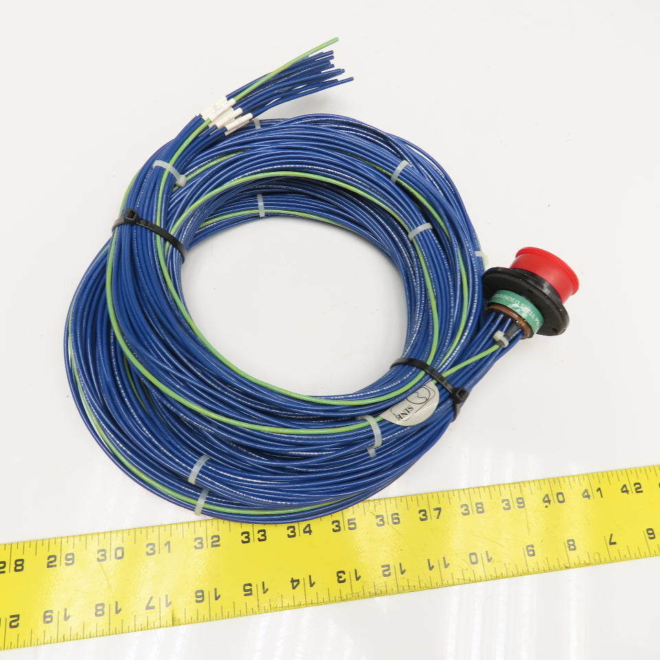 Sine 21 Position Circular Grounded Prewired Female Pin Cordset 20'