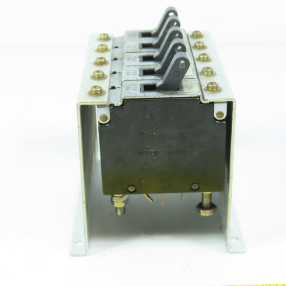 Nippon TSB-5 5A, 3A, 7.5A Circuit Breakers Mounted 250V Max Lot Of 5
