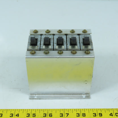 Nippon TSB-5 5A, 3A, 7.5A Circuit Breakers Mounted 250V Max Lot Of 5