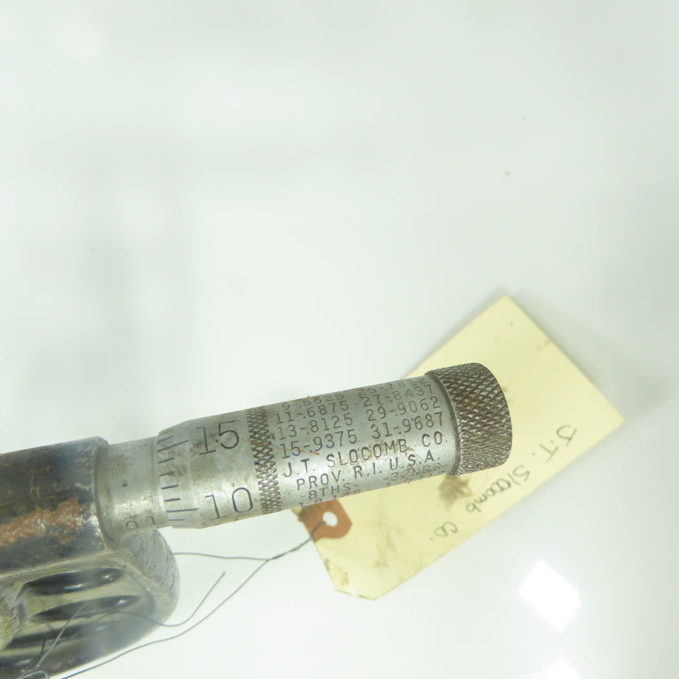 J.T. Slocomb 10-11" Outside Diameter Micrometer