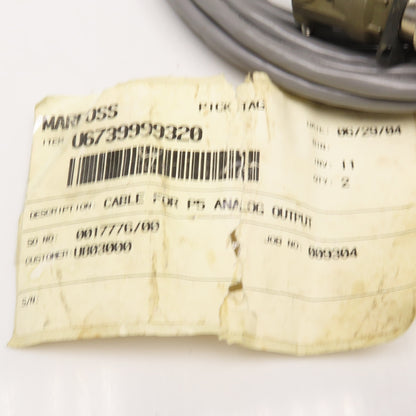 Marposs U6739999320 P5 Analog Output Cable