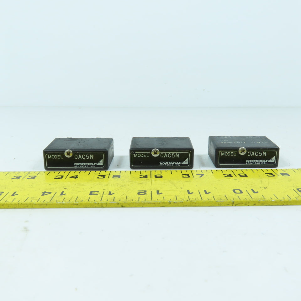 Gordos OAC-5N AC Relay 120VAC 3A Output Lot Of 3