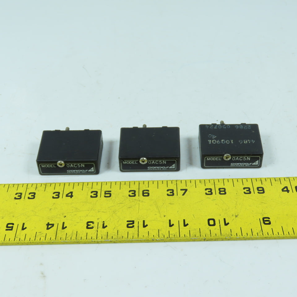 Gordos OAC-5N AC Relay 120VAC 3A Output Lot Of 3