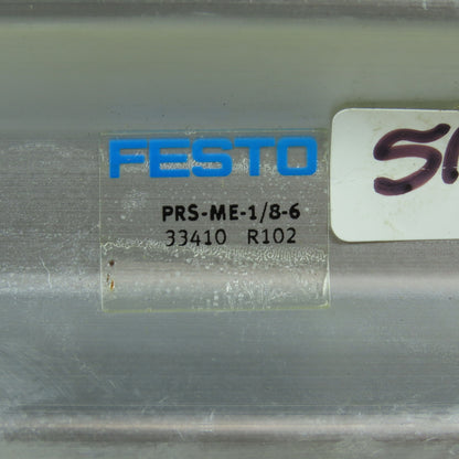 Festo PRS-ME-1/8-6 Pneumatic Directional Valve Manifold Block 6-Position 1/4"