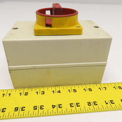 Allen Bradley 194E-A32-1753 600V 15kW Disconnect Switch In Electrical Enclosure