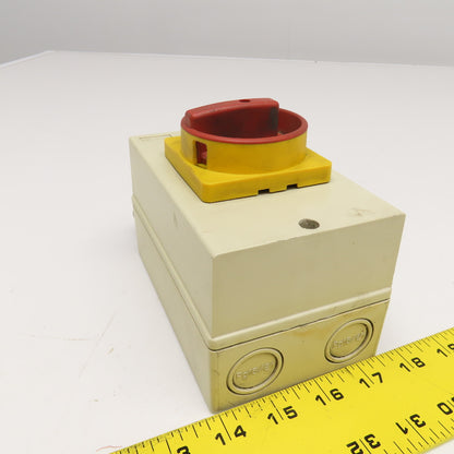 Allen Bradley 194E-A32-1753 600V 15kW Disconnect Switch In Electrical Enclosure