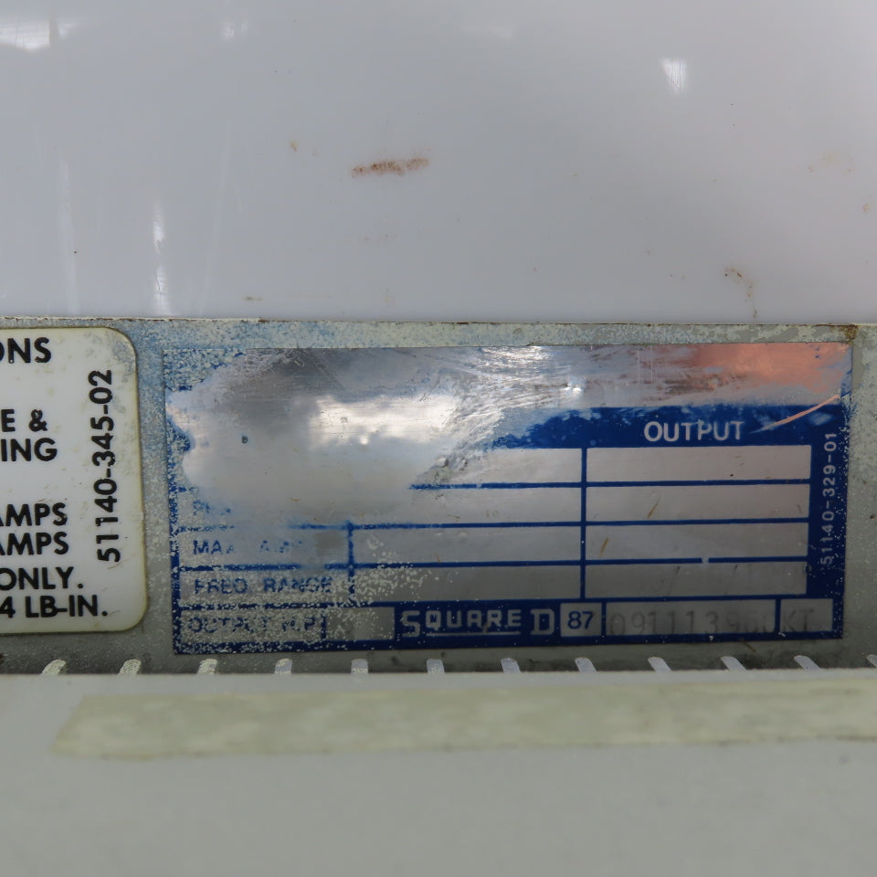 Square D Omegapak Adjustable Frequency Controller Type PT Class 8804