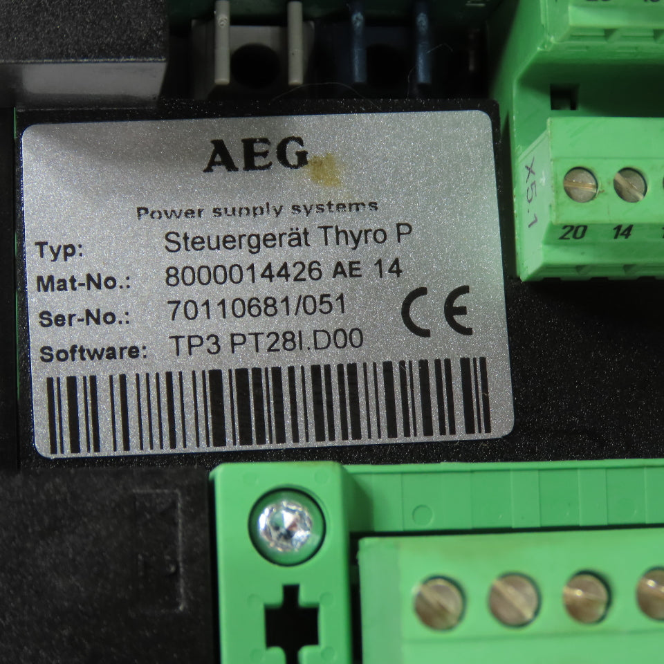 AEG 8000014426 AE14 Steuergerat Thyro-P Power Control Unit