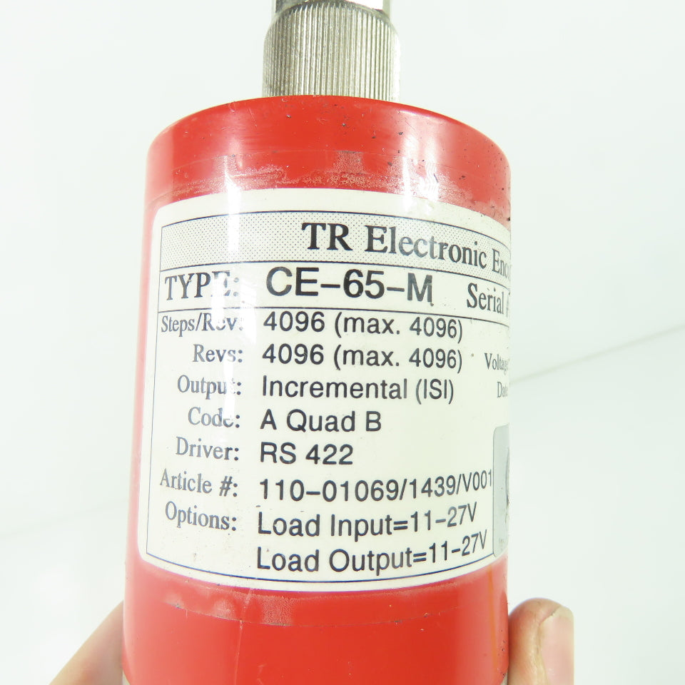 TR Electronic Encoders CE-65-M Encoder 11-27VDC Steps/Rev 4096