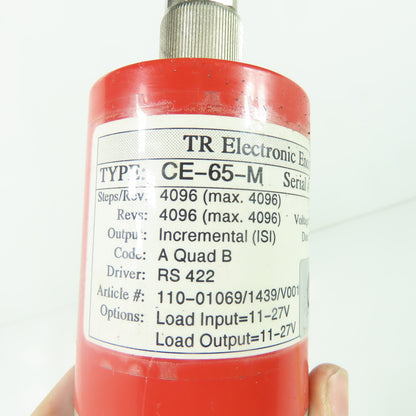 TR Electronic Encoders CE-65-M Encoder 11-27VDC Steps/Rev 4096