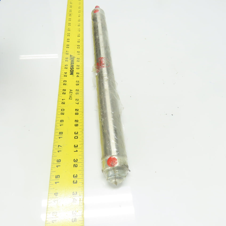 Bimba C-1715-DX Double Acting Pneumatic Cylinder 15" Stroke 1-1/2" Bore