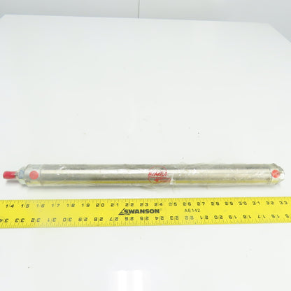 Bimba C-1715-DX Double Acting Pneumatic Cylinder 15" Stroke 1-1/2" Bore