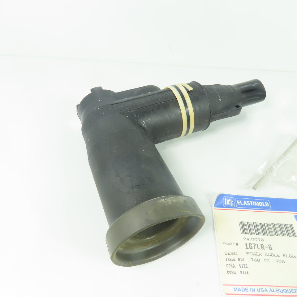 Elastimold 167LR-G Loadbreak Power Cable Elbow Connector .760 to .950 200A New