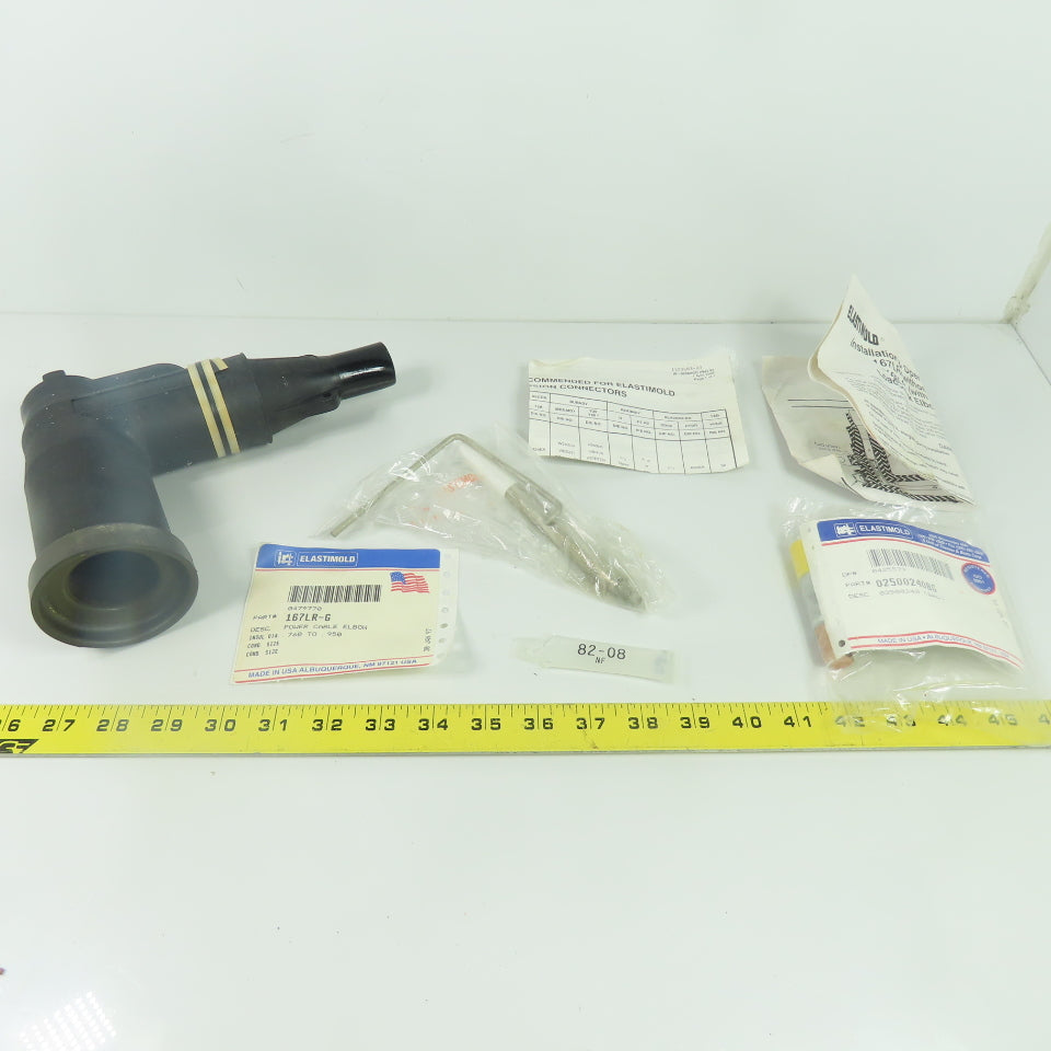 Elastimold 167LR-G Loadbreak Power Cable Elbow Connector .760 to .950 200A New