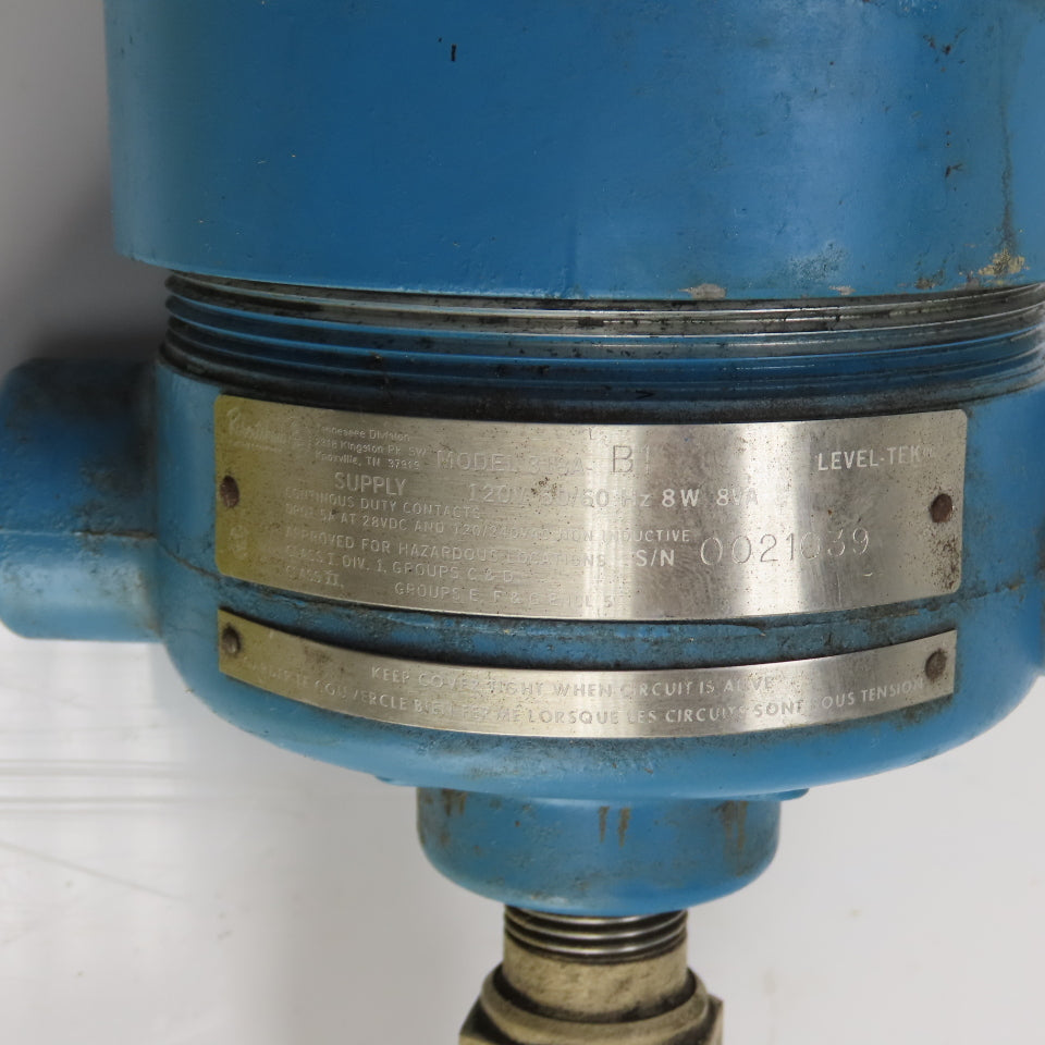 Robertshaw 318A-B1 Level-Tek Level Control Sensor 120V W/ 13" Probe