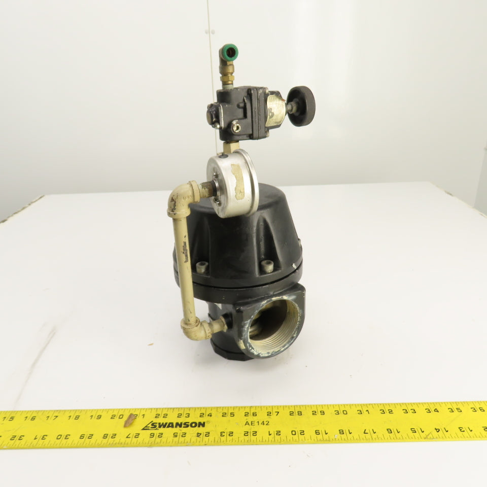 Watts R119-20J Compressed Air Pilot Operated Regulator 2-1/2" NPT W/ Gauges