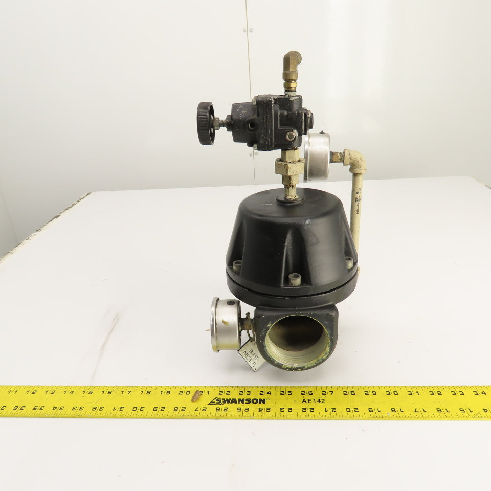 Watts R119-20J Compressed Air Pilot Operated Regulator 2-1/2" NPT W/ Gauges