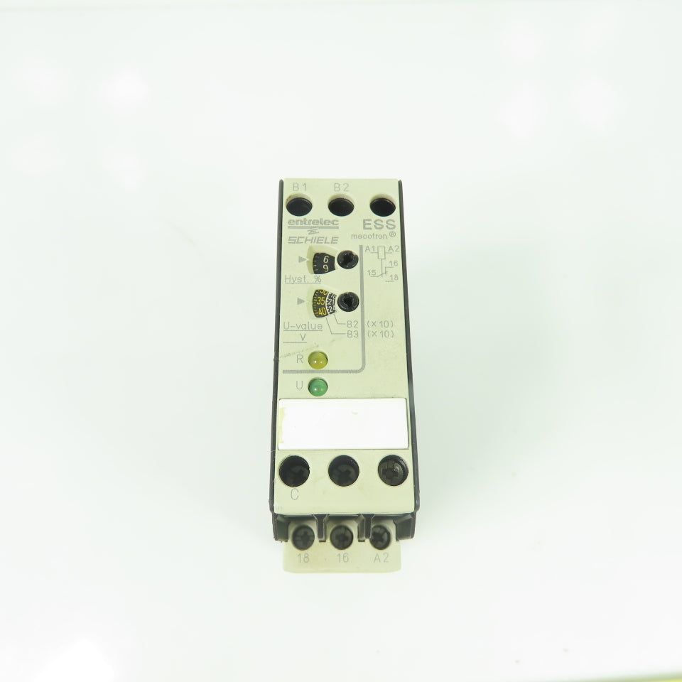 Schiele Entrelec 2.430.831.02 ESS Mecotron Voltage Monitoring Relay 100-130V