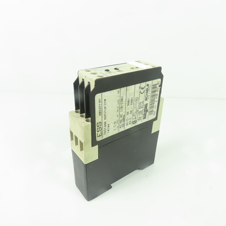 Schiele Entrelec 2.430.831.02 ESS Mecotron Voltage Monitoring Relay 100-130V