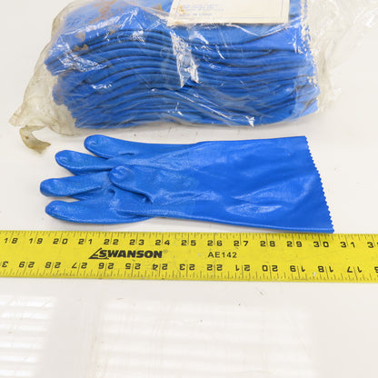 North NK803 4JD76 Nitri-Knit Size 10 Rough Finish Nitrile Gloves 10 Pairs