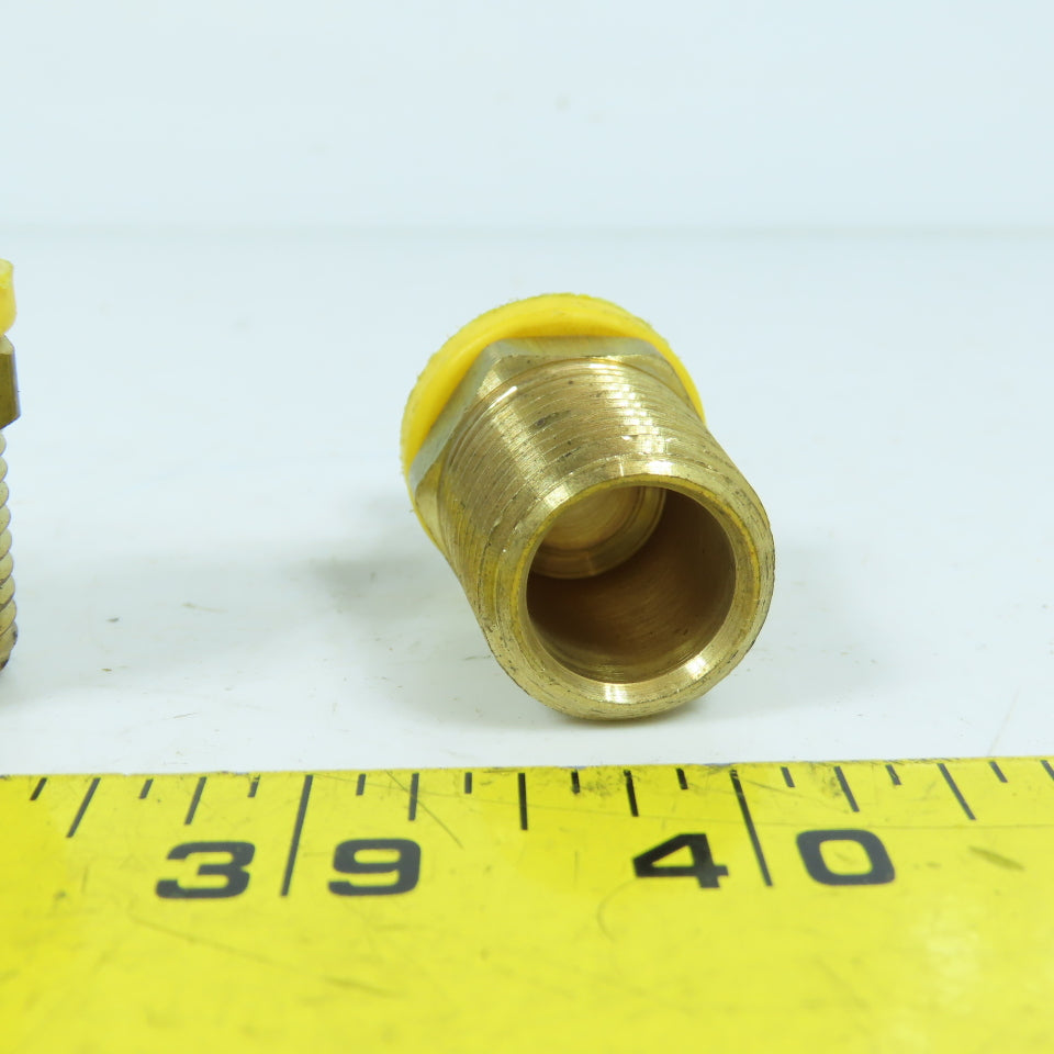 1/2" x 3/4" NPT Brass Hose Barb Male Adapter Fitting Lot Of 5