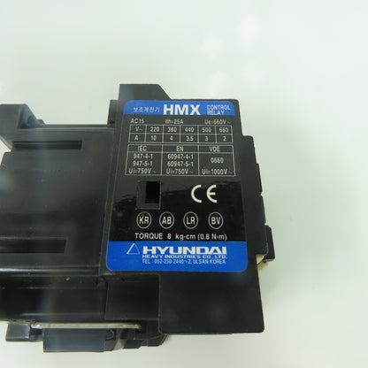 Hyundai HMX 22 Control Relay 200/220V Coil 25A 660V