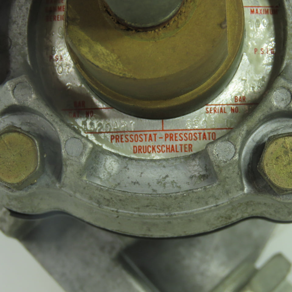 Asco SA22B Pressure Switch 100PSIG 125-250V
